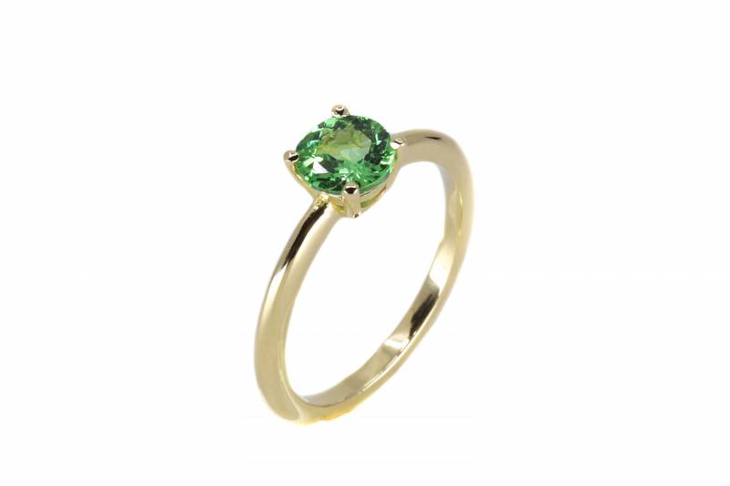 Bague or jaune, mahe&virgile, mode, fashion création, joaillerie, tsavorite, grenat, bordeaux, le bouscat, andernos, mérignac, acheter, unique, joaillier, cadeau, femme, bague, bijoux