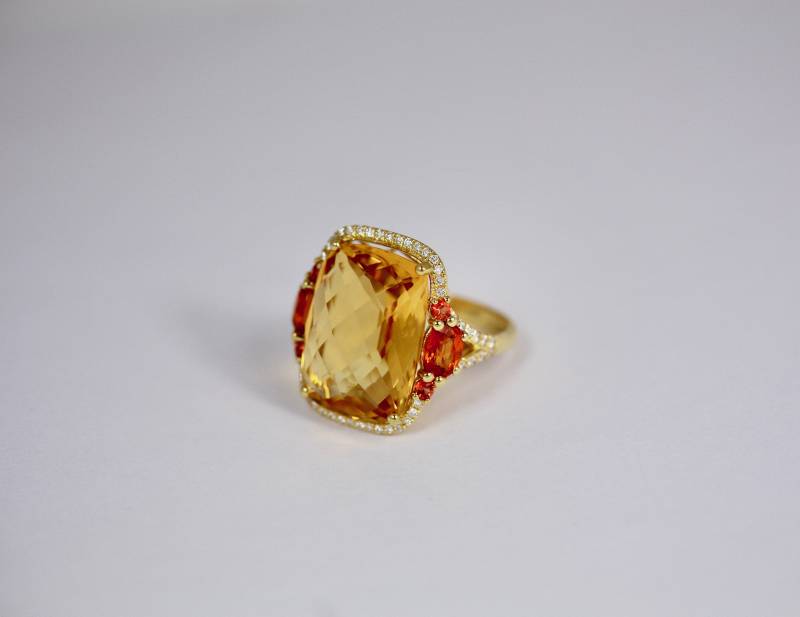 Bague citrine,Bordeaux, Pessac, Andernos, Le Bouscat, Paris