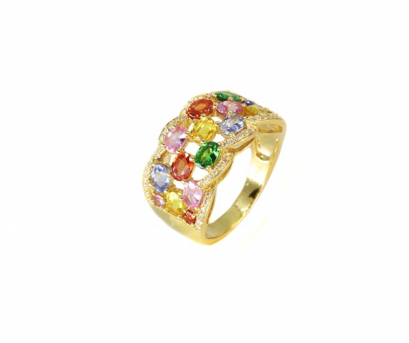 Bague, saphirs, diamants, création, unique, acheter, noêl, cadeau, femme, pierres précieuses, bordeaux, création, elen larcebeau