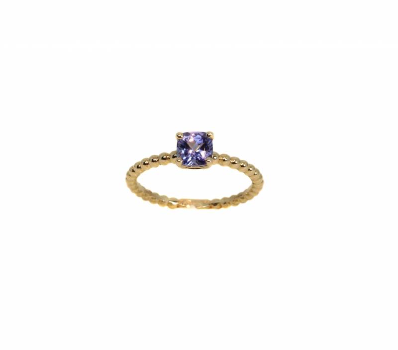 Virgilemahe, joaillier, créateur, bordeaux, bijoux, modernes, or rose, tanzanite, bague pierre fine, tanzanite