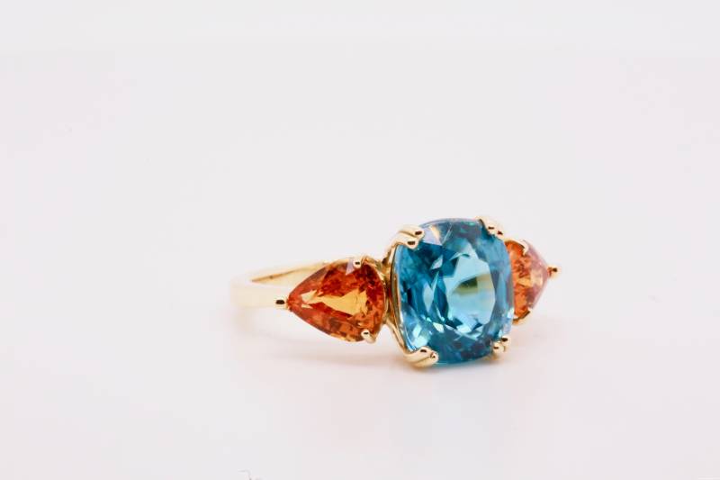 Bague zircon, spessartines, Bordeaux, Pessac, Andernos, Le bouscat, Biarritz, Paris