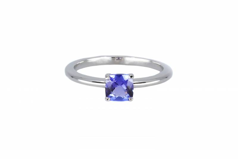 Bague or jaune, mahe&virgile, création, tanzanite, pierre de couleur, bordeaux, le bouscat, andernos, mérignac, acheter, unique, joaillier, cadeau, femme, bague, bijoux