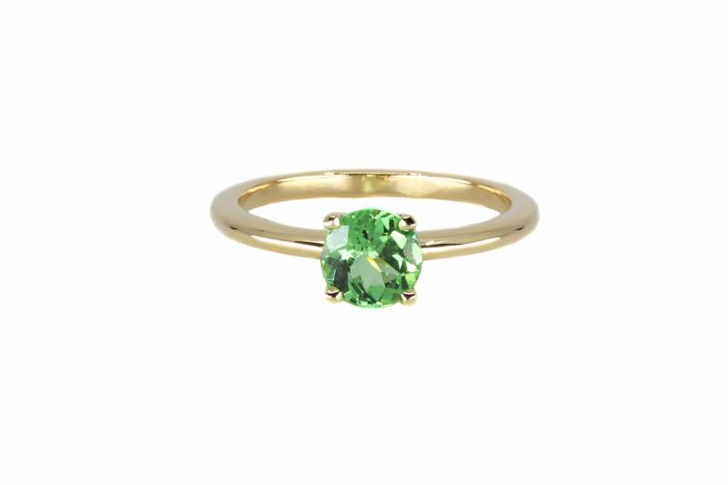 Bague or jaune, mahe&virgile, création, joaillerie, tsavorite, grenat, bordeaux, le bouscat, andernos, mérignac, acheter, unique, joaillier, cadeau, femme, bague, bijoux