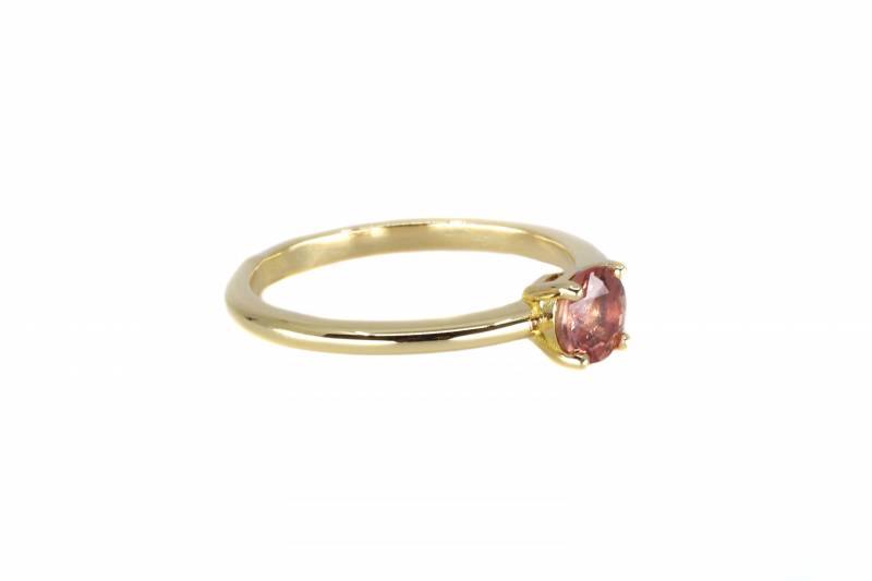 Bague or jaune, mahe&virgile, création, saphir orange, saphir, bordeaux, le bouscat, andernos, mérignac, acheter, unique, joaillier, cadeau, femme, bague, bijoux